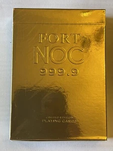 FORT NOC GOLD LIMITED EDITION Playing Cards Deck - USPCC - NEW SEALED - - Bild 1 von 3