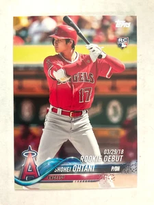 SHOHEI OHTANI Rookie Card RC - 2018 Topps Update US285 Rookie Debut - Bild 1 von 2