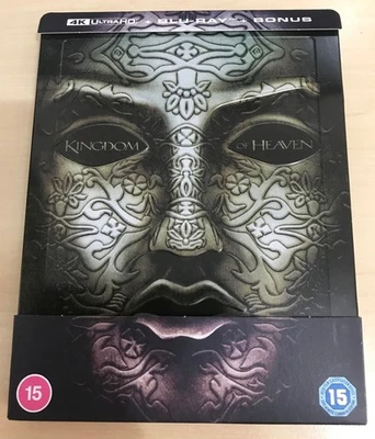 KINGDOM OF HEAVEN, 4K UHD & REGION FREE BLU RAY 3 DISK STEELBOOK & J CARD - Image 1 of 4