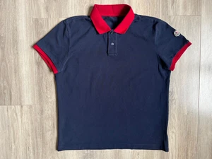 MONCLER Maglia Polo Manica Corta Herren Größe M/L Trikot - Bild 1 von 9