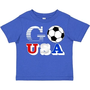 Inktastic Go, USA- Soccer, Football Toddler T-Shirt Sports United States America - Picture 1 of 10