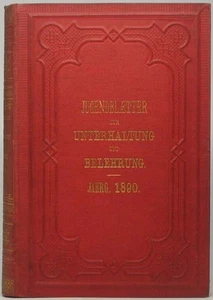 Isabella BRAUN / Jugendblätter für Unterhaltung und Belehrung.. Jahrgang 1st - Imagen 1 de 1
