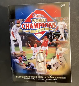 2008 Philadelphia Phillies World Champions Spring Training Program - Picture 1 of 7