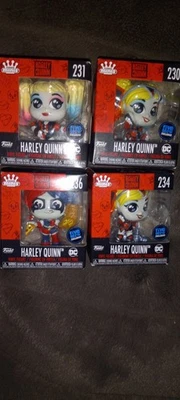 4 nuevas Funko Harley Quinn #s230,231, 234,236 metálicas DC WB NUNCA ABIERTAS. BONITO   Foto 1 de 4