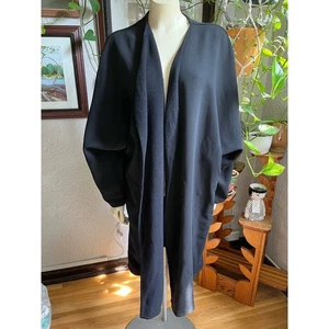Yeohlee Gabardine Microfiber Dolman Sleeve Wrap - Picture 1 of 6