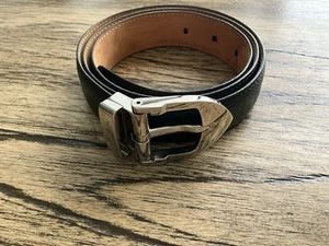 Louis Vuitton Black Leather Belt - Picture 1 of 9