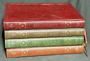 The Illustrated Story of Man Volumes 1-4 National Geographic Society Set 1977 - Picture 1 of 2