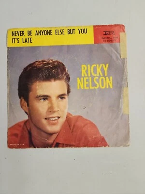 Ricky Nelson - Never Be Anyone Else But - RECORD SLEEVE ONLY (45RPM 7”) (AA13)  - Image 1 of 3