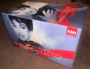 CDS: CALLAS, MARIA - THE COMPLETE STUDIO RECORDINGS 1949-1969 70CD BOX SET EMI - Picture 1 of 9