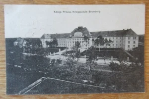 Alte Ansichtskarte Bromberg / Bydgoszcz Königlich Preußische Kriegsschule 1915 - Bild 1 von 2
