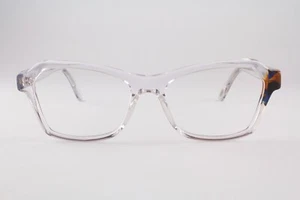 Rare Authentic See Eyewear 6834 c.315 51mm Crystal Cat Eye Italy - Picture 1 of 5