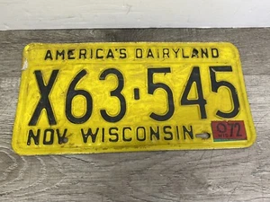 1972 Wisconsin Targa Vintage X63-545 America's Dairyland - *Grande Patina - Foto 1 di 2