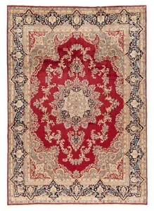 Kerman Alfombra Persa Hecha a Mano 433x302 cm-Fine, Oriente, Carpet, Manta, Rojo - Imagen 1 de 11