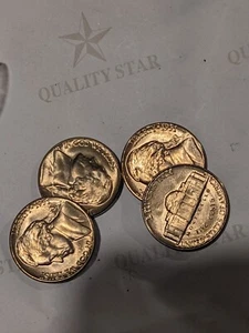 1951-D Jefferson BU Nickel - ¡Bonita moneda! - ver fotos una cada una - Imagen 1 de 3