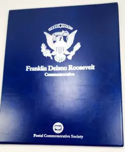 Vintage 1982 Franklin Delano Roosevelt 1950 FDC & mint stamps in PCS 8X10 folio - Picture 1 of 10
