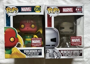 FUNKO POP! Marvel Collector Corps - Exklusiv - Iron Man #238 & Vision #239 - Bild 1 von 6