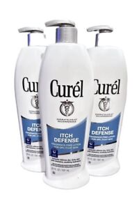 4X Bottles Curel Itch Defense Calming Body Lotion Ceramide Dryness 20 fl oz each