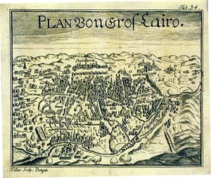 Antique map, Myller, Plan von gros Cairo - Picture 1 of 1