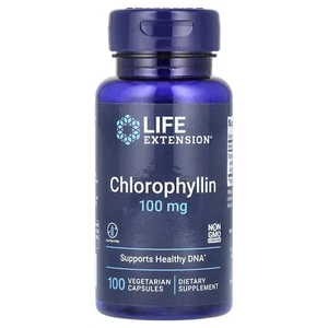 Chlorophyllin, 100 mg, 100 Vegetarian Capsules EXP 3/23 FREE SHIPPING - Picture 1 of 2