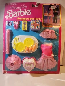Vintage Barbie Wedding Day Engagement Party Playset Mattel - Picture 1 of 8