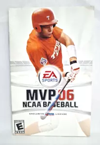 Manuale baseball vintage 2006 originale Sony PlayStation 2 MVP NCAA 06 solo libro - Foto 1 di 3