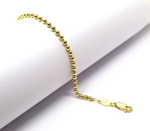 Armband Kugelkette aus 18k Gelbgold - Bild 1 von 2