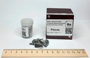 Elemento periódico Holmio Metal 99,99% Pureza Ho 250 gramos Piezas - Imagen 1 de 1