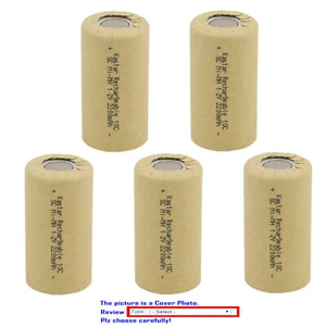 Kastar Ni-MH 1.2V 2200 mAh High Power Battery for NiCD Paper Wrapped Sub-C Cell - Picture 1 of 7