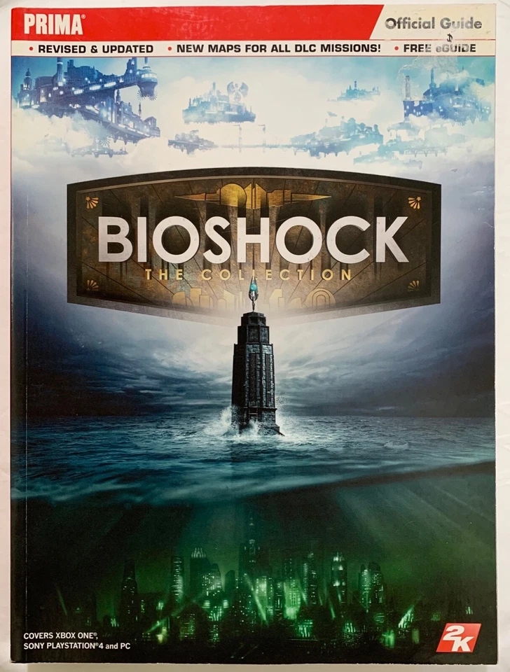 Bioshock The Collection Official Strategy Prima Guide Paperback Xbox PS4 PC  - Image 1 of 4