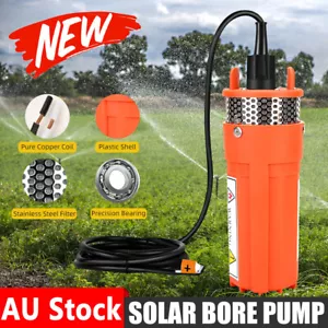 Submersible Solar Bore Pump 70M Lift Head Deep Well Water Pump Self-Priming 120W - Picture 1 of 12