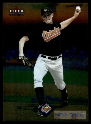 2000 Fleer Mystique B.J. Ryan 5458/2000 Baltimore Orioles #164 - Image 1 of 2