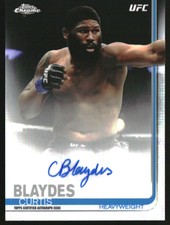 2019 Topps Chrome UFC Autographs #FACB Curtis Blaydes