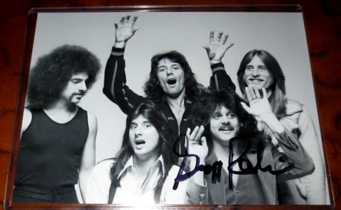 Gregg Rolie signed autographed photo Keyboards Santana Journey 1st Singer Cover