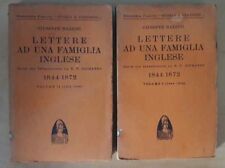 Lettere ad una famiglia inglese - 2 volumi - Mazzini - Paravia - 1926