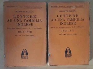 Lettere ad una famiglia inglese - 2 volumi - Mazzini - Paravia - 1926 - Bild 1 von 1