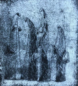 Bettina Massa (1957) — lithographie signée en bas à droite & numérotée/25 — 1996 - Picture 1 of 3