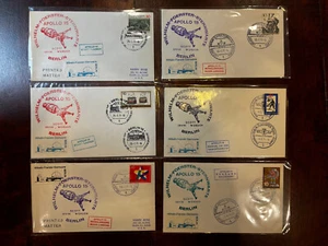Apollo 15 Space July-Aug 1971 GERMANY Berlin 6 Covers Tracking Stations !! - Picture 1 of 2