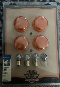 Harley Davidson Turn Signal Lens Kit 2000 & Later Bullet 69304-02 Missing 1 Bulb - Bild 1 von 4