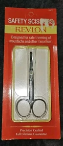 Vintage Revlon Safety Scissors 25377-02 Made In Italy NOS - Picture 1 of 2
