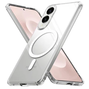 Funda protectora transparente magnética a prueba de golpes para Samsung Galaxy S25 Edge - Imagen 1 de 9