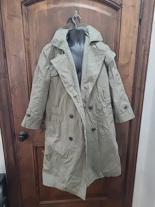 USMC Marine Issue Women's All Weather Trench Coat w/ Liner 8S - Picture 1 of 6