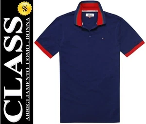 TOMMY HILFIGER HERREN POLOSHIRT DENIM M.CORT Mod. DM0DM03680 (430) BAUMWOLLE (-40%) - Bild 1 von 5