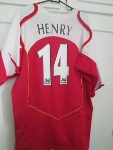 Arsenal 2004-2005 Home Henry #14 Football Shirt Adult Size XXL Gunners /40072 - Picture 1 of 2