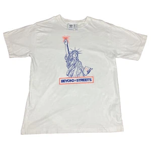 Camisa Adidas para hombre adulto mediana blanca liberty grafetti más allá de las calles 2019 - Imagen 1 de 6