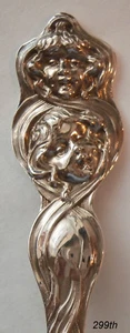 1- Unger Brothers Spoon "Cupid Sunbeams"  @ 6"  No Monogram - Bild 1 von 4