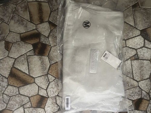 Felpa con cappuccio Supreme MM6 Maison Margiela Foil Box Logo Bianco