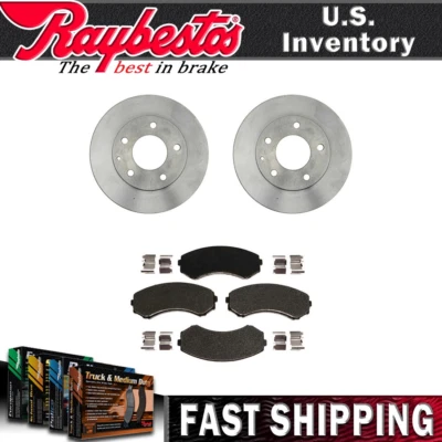 For Mazda MPV 1992 Front Brake Rotors and Metallic Brake Pads & Hardware - Изображение 1 из 4