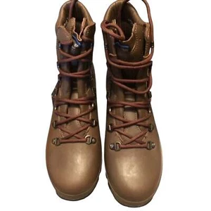 Nuevas Botas Ejército Británico Altburg Defensores Talla 8M Marrón Cuero Caminar Senderismo - Imagen 1 de 7