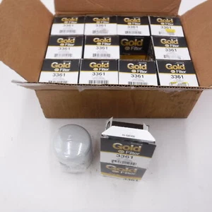 12 Pack Genuine NAPA Gold Fuel Filters 3361 for 2001-2009 Chevrolet C5500 2 Ton - Picture 1 of 3