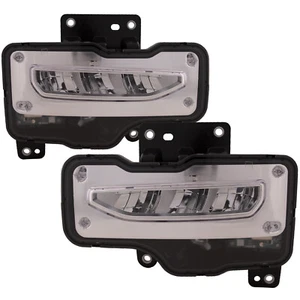 Fog lights For GMC Sierra and Denali 16-19 CAPA Certified LED Fog Lamps Pair - Picture 1 of 8